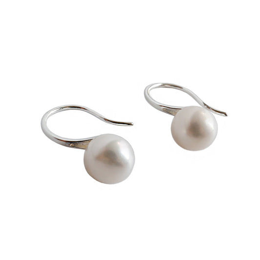 The Spooned Pearl Studs